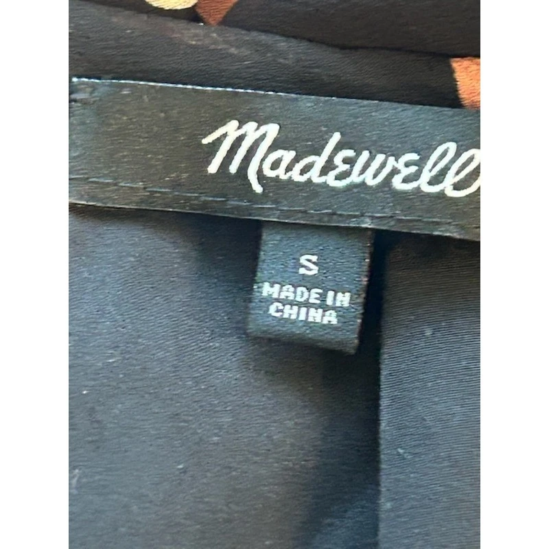 Madewell Floral Blouse Women's Long Sheer Sleeve Casual Top Size Small $145 - Image 3