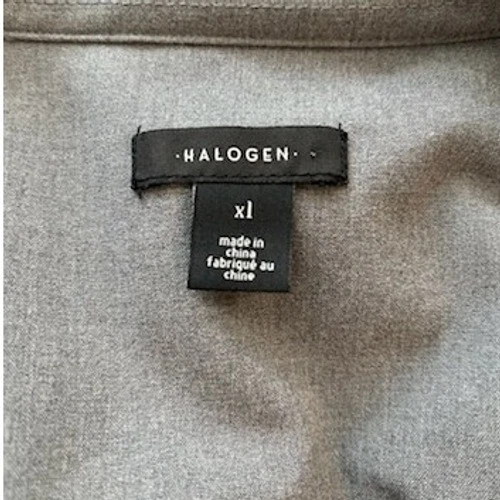 Halogen Vest Double Breasted Sleeveless Blazer Gray Women's Size XL Lined - Image 3