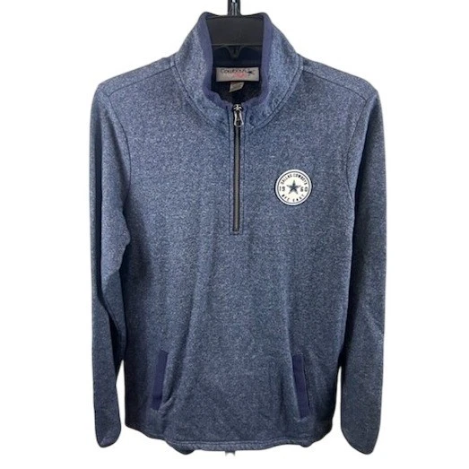 Dallas Cowboys Pullover Quarter Zip Sweatshirt NFL Football Size Medium