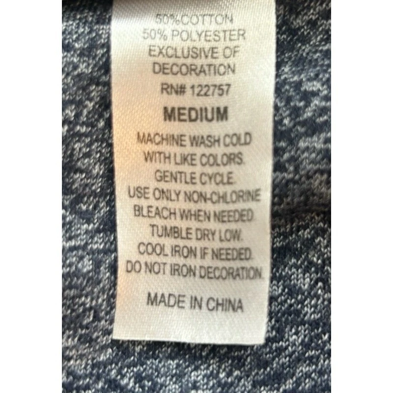 Dallas Cowboys Pullover Quarter Zip Sweatshirt NFL Football Size Medium - Image 4