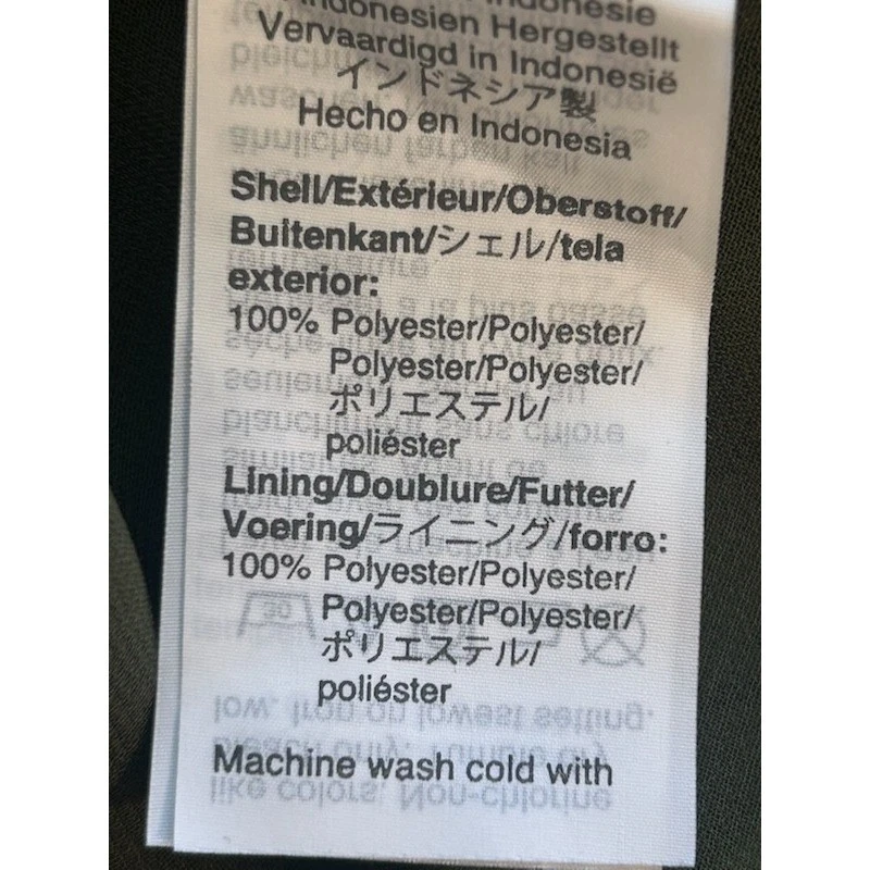 Madewell Green Floral Print Tiered Peplum Long Sleeve Top Blouse Size Small - Image 5