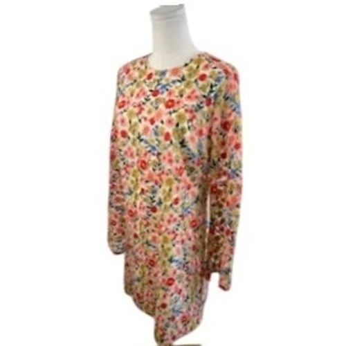 Antonio Melani Floral Flowers Embroidered Long Sleeve Mini Dress Size 12 - Image 2