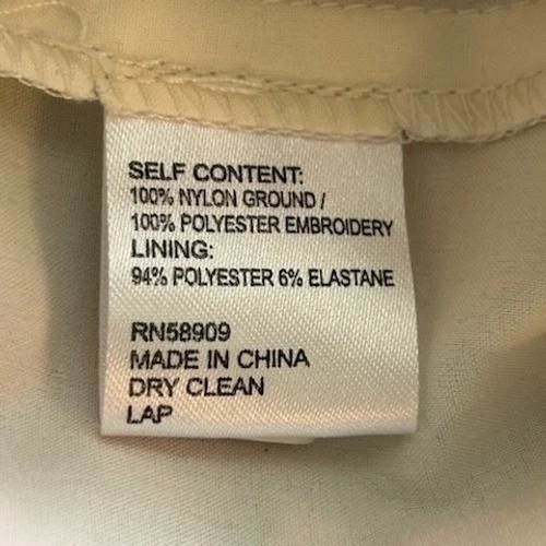 Antonio Melani Floral Flowers Embroidered Long Sleeve Mini Dress Size 12 - Image 6