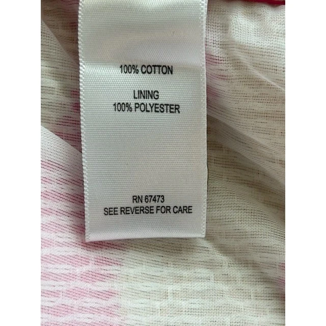 Just Taylor Chevron Print Pink Sleeveless Pleated Fit & Flare Dress Size 8 - Image 6