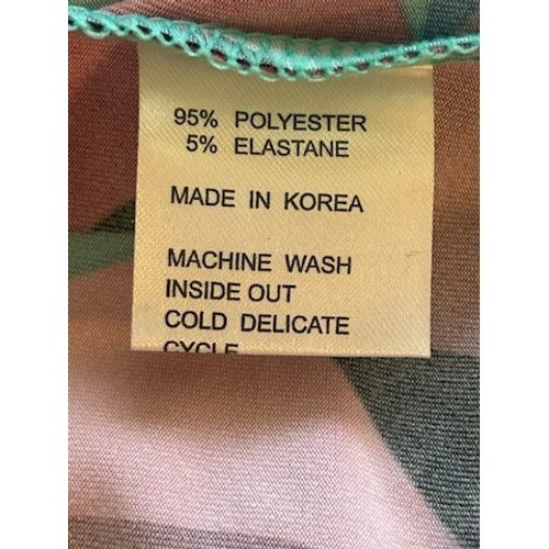 Tracy Negoshian Sunshade Geometric Print Dress Colorful V Neck Size Large - Image 6