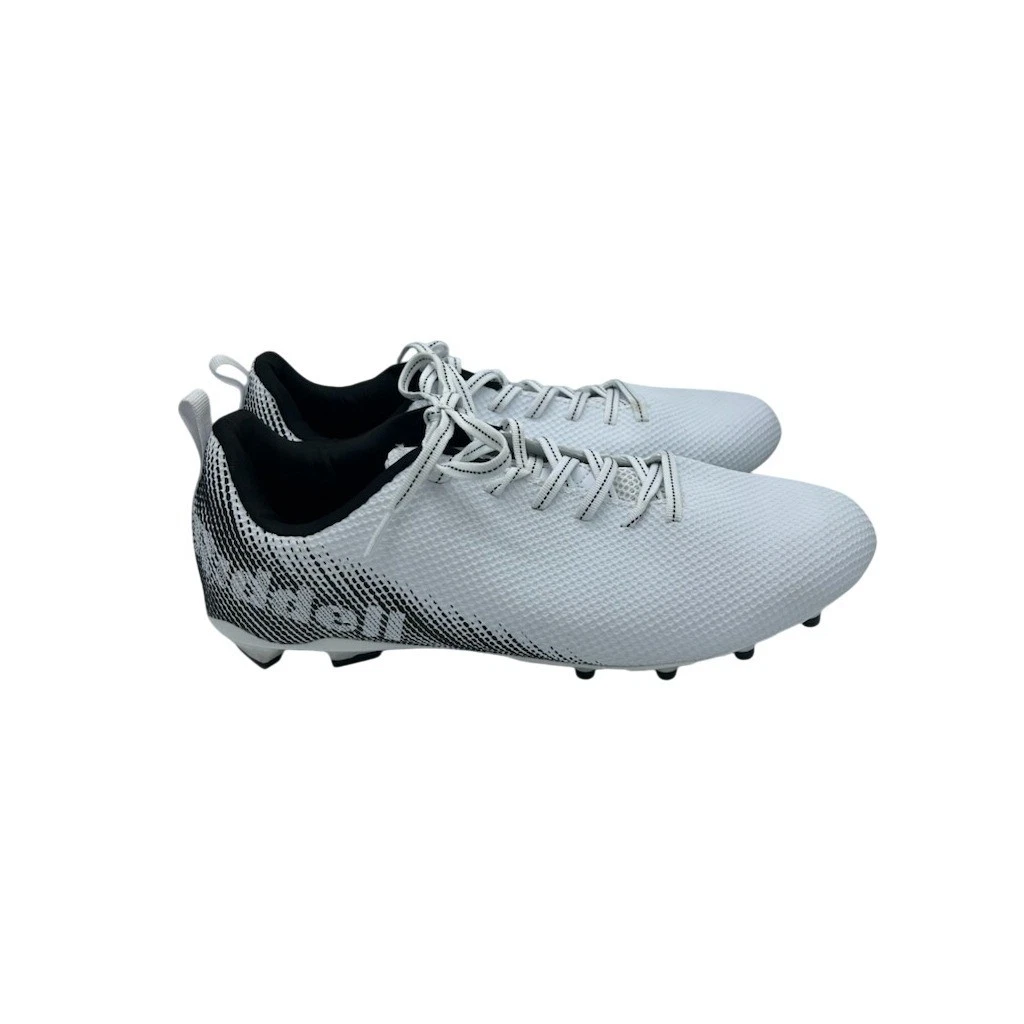 Riddell Football Cleats White Black Lightweight Performance Mens Size 13