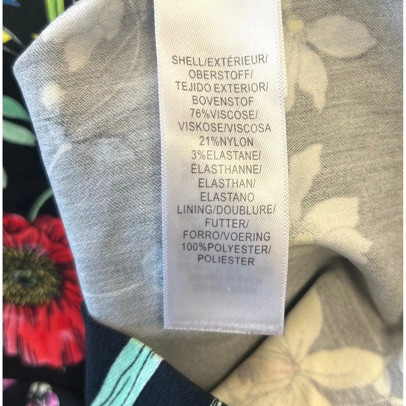 JB by Julie Brown Wrap Dress Geometric Print 3/4 Sleeve Peachy Pink Size Small - Image 4