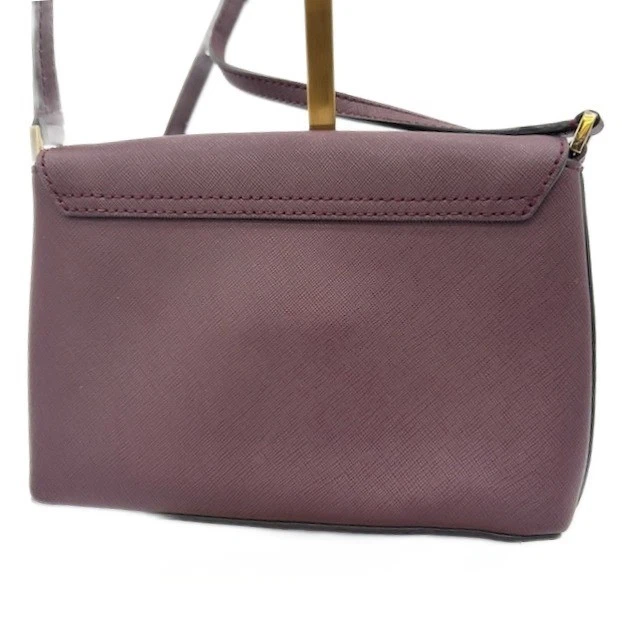 Kate Spade New York Crossbody Bag Wine Burgundy Leather Shoulder Purse - Image 3