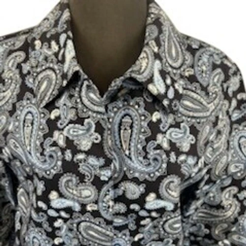 Michael Kors Paisley Trench Knee Length Raincoat Jacket Size L - Image 4