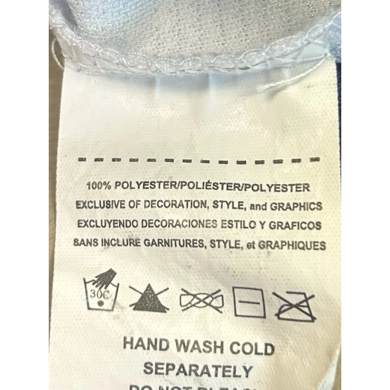 Majestic Ravens Sequin Football Jersey Lace Up Top NFL Purple White Size Small - Image 5