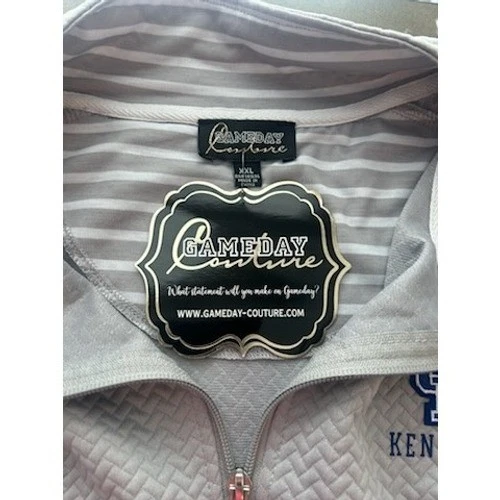 Gameday Couture Kentucky Wildcats Pullover Gray Quarter Zip Size XXL - Image 4