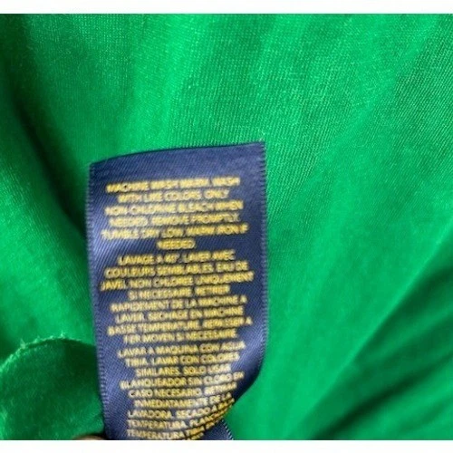 Polo Ralph Lauren Boys Size XL Green Long Sleeve Crew Neck Pony Logo T-Shirt Top - Image 5