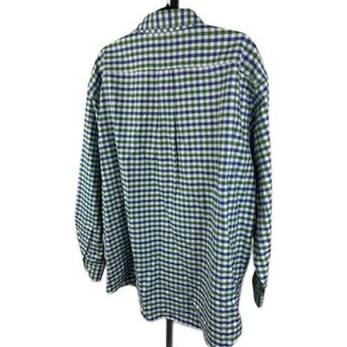 Brooks Brothers Men's XXL Supima Cotton Non-Iron Gingham Plaid Button Down Shirt - Image 2