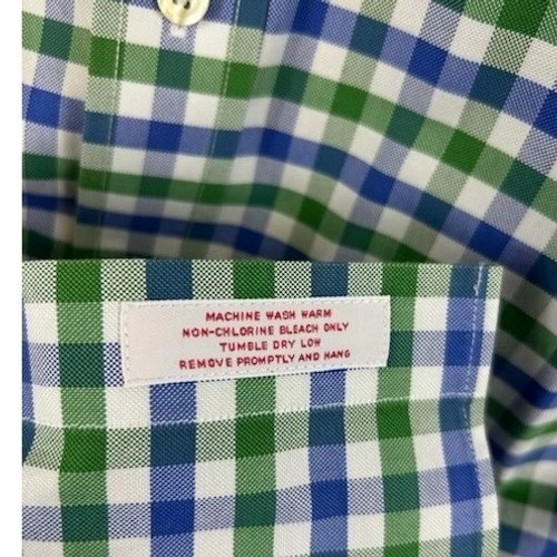 Brooks Brothers Men's XXL Supima Cotton Non-Iron Gingham Plaid Button Down Shirt - Image 4