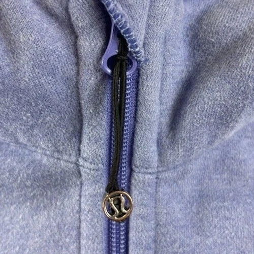Lululemon Thick Hoodie Women's Size 4 Periwinkle Purple Full Zip Yoga Jacket - Image 7