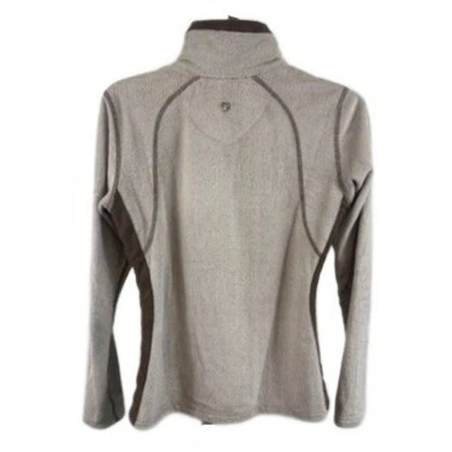 KUHL Fleece Women's Size XS Gray Vail Embroidered Logo Full Zip Jacket Cozy - Image 3