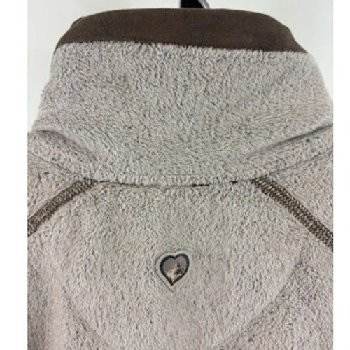 KUHL Fleece Women's Size XS Gray Vail Embroidered Logo Full Zip Jacket Cozy - Image 7