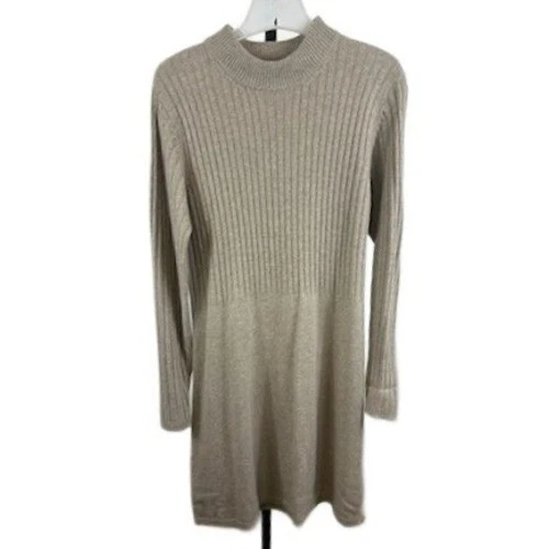 Rick Bacchus Dress Women's Size Large Cable Knit Sweater Vintage Wool Cashmere - Image 2