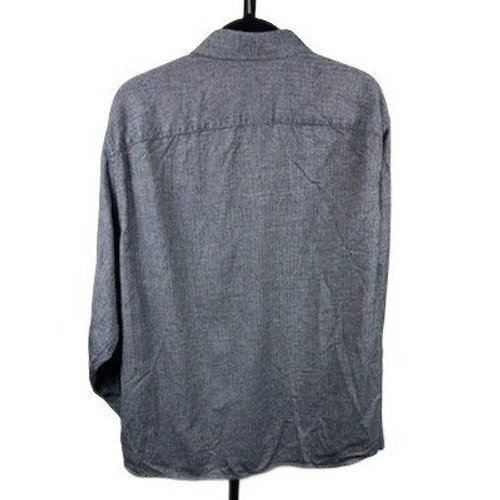 UNTUCKit Gray Herringbone Relaxed Fit Long Sleeve Button Down Shirt Size XXL - Image 2