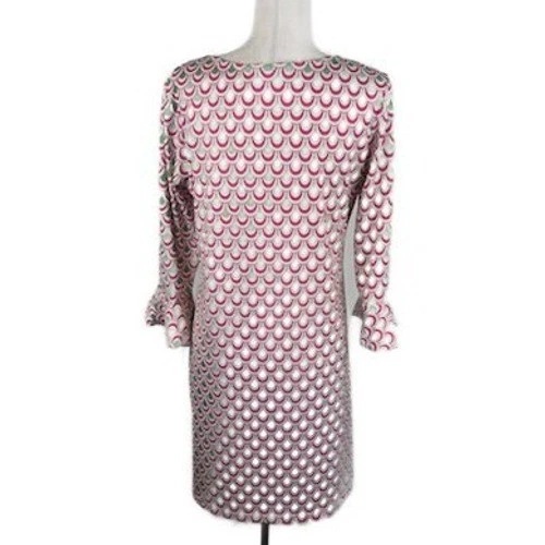 New Beacon Hill Pink Geometric UV Breathable Performance Dress Size Medium - Image 3