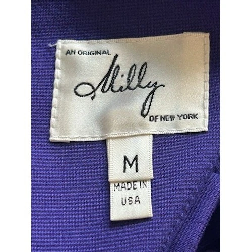 Milly Purple Sleeveless Dress Racerback Mini Size M - Image 5