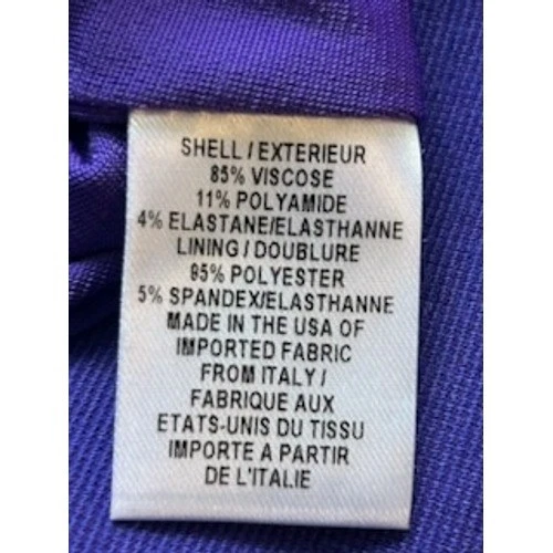 Milly Purple Sleeveless Dress Racerback Mini Size M - Image 6