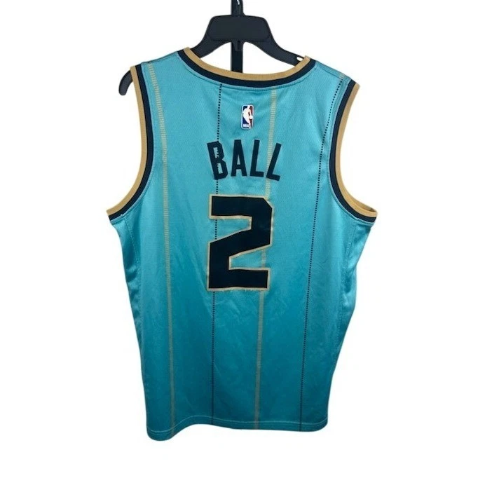 Nike NBA Charlotte Hornets LaMelo Ball #2 Buzz City Jersey Swingman Size 48 - Image 2