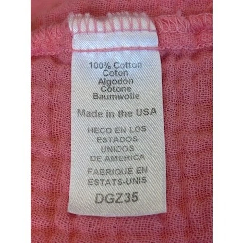 Michael Stars Gauze Tunic Dress V-Neck Bell Sleeve Coral Pink Pink Size Medium - Image 6