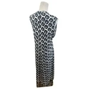 Boden Maxi Dress Black White Geometric Sleeveless Career Casual US Size 14R - Image 3
