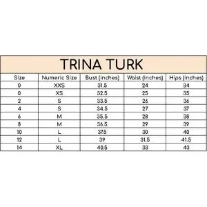 Trina Turk Dress Multicolor Wavy Stripe Print V-Neck 3/4 Sleeve Size 0 - Image 6