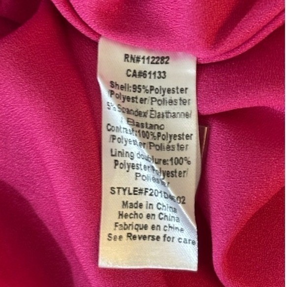 New Adelyn Rae Dress Women's Size Large Pink Sleeveless Ruffle Tiered Skirt - Image 6