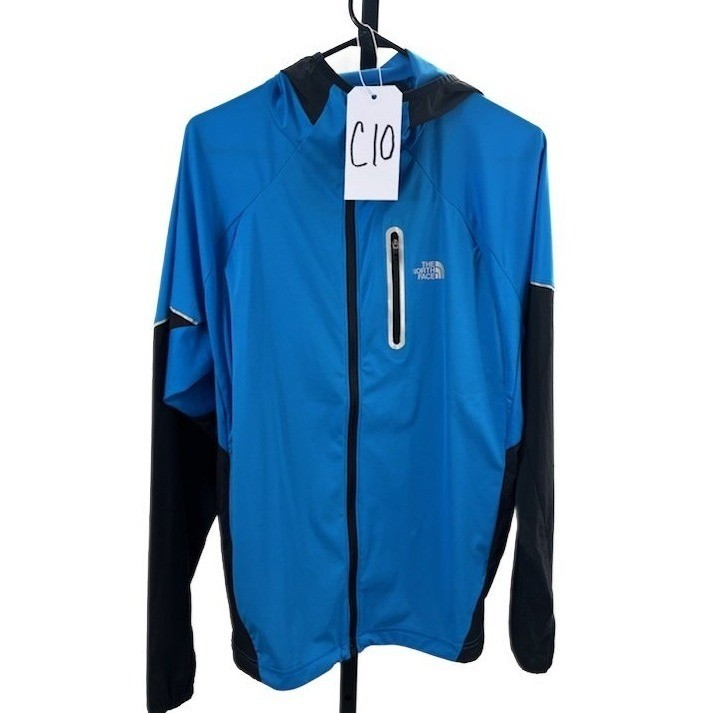 The North Face Flight Series Men's Size Medium Blue Black Hooded Athletic Jacket - Image 3