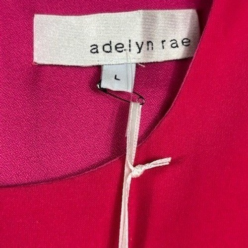 New Adelyn Rae Dress Women's Size Large Pink Sleeveless Ruffle Tiered Skirt - Image 7