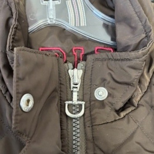 Ariat Women's Size Medium Brown Quilted Full Zip Equestrian Jacket No Belt - Image 7