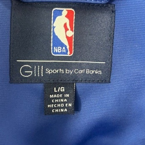 New Golden State Warriors Traxk Jacket Men's Size Large Blue Yellow Full Zip - Image 5