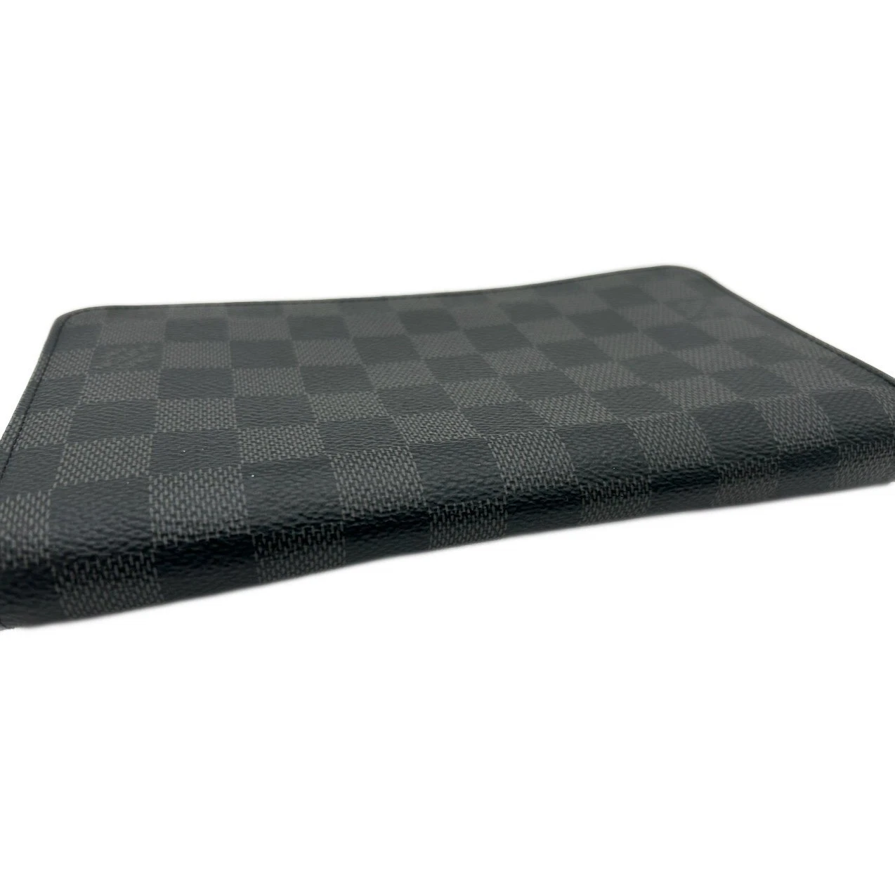 Louis Vuitton Damier Graphite Canvas Zip Around Organizer Wallet Authentic - Image 3