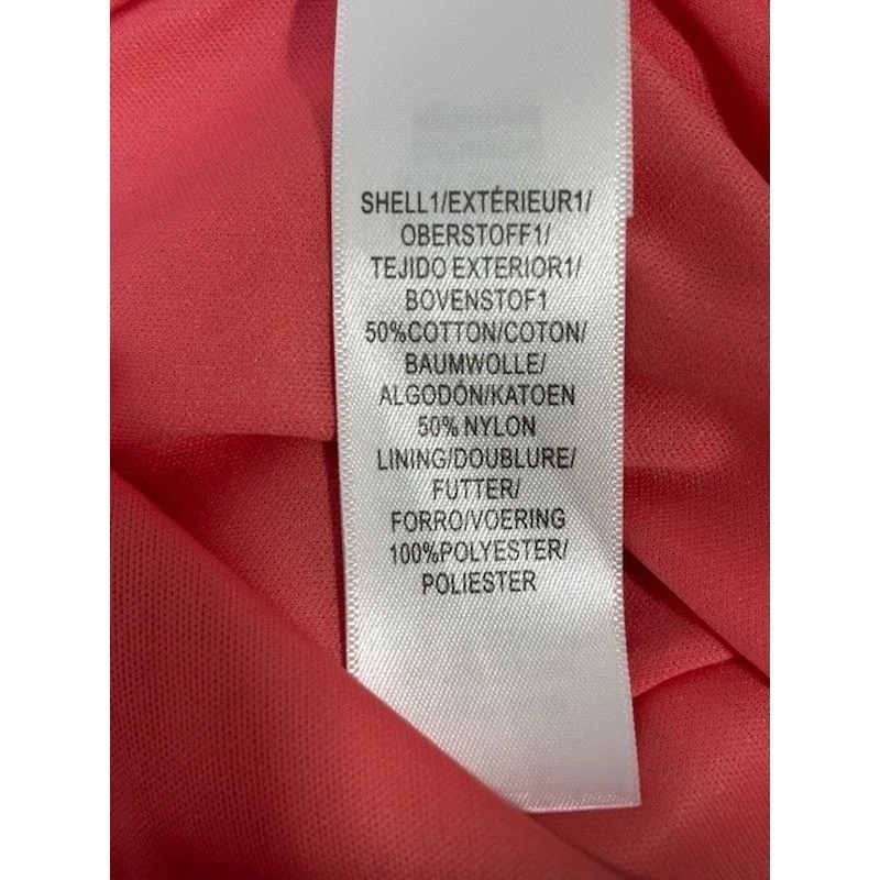 Adrianna Papell Dress Women's Size 10 Coral Lace Sheath Easter Wedding Guest - Image 5