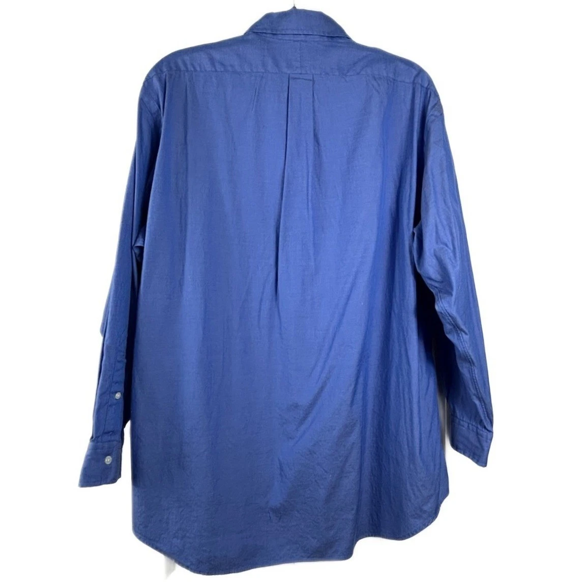 Ralph Lauren Yarmouth Men's Size XL 17 - 33 Blue Oxford Button Down Dress Shirt - Image 2