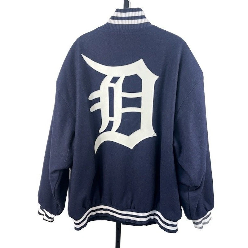 Vintage Detroit Tigers Varsity Jacket Coat Men's Size XXL Wool MLB - Image 2
