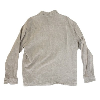 Rails Linen Shirt Men's Size XL Bulgur Oat Linen Cotton Hayes Button Fromt - Image 2