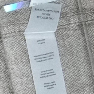 Rails Linen Shirt Men's Size XL Bulgur Oat Linen Cotton Hayes Button Fromt - Image 5