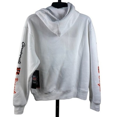 New Ultra Game Cincinnati Bengals Women's Size Medium White NFL Team Hoodie - Image 2