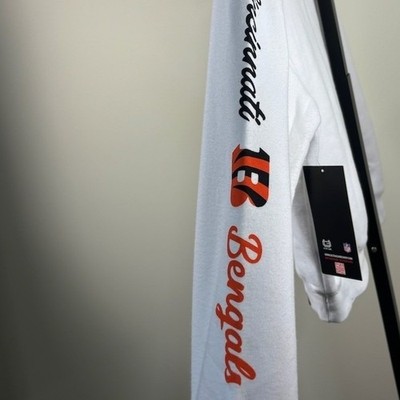 New Ultra Game Cincinnati Bengals Women's Size Medium White NFL Team Hoodie - Image 4