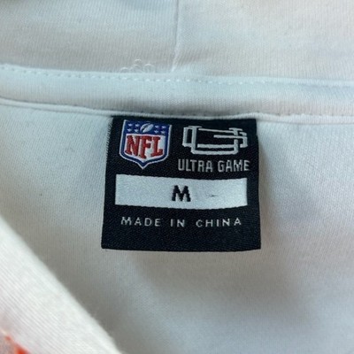 New Ultra Game Cincinnati Bengals Women's Size Medium White NFL Team Hoodie - Image 5