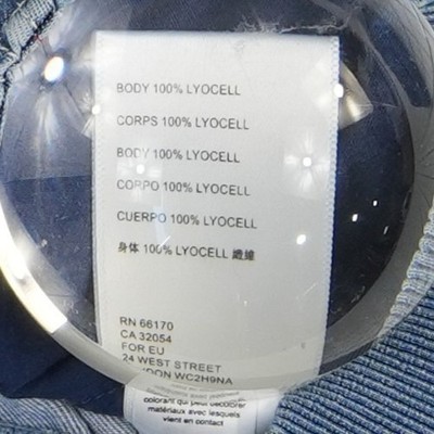 Anthropologie Bomber Jacket Women's Size Small Blue Soft Denim Snap Front Coat - Image 6