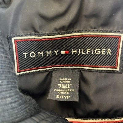 Tommy Hilfiger Women's Size Small Navy Blue Quilted Puffer Coat Jacket Full Zip - Image 4