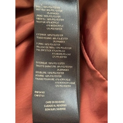 Tommy Hilfiger Women's Size Small Navy Blue Quilted Puffer Coat Jacket Full Zip - Image 5