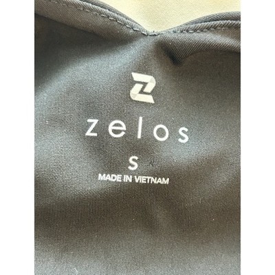 Zelos Racerback Tennis Golf Pickleball Dress Black Beige Athletic Size Small - Image 3