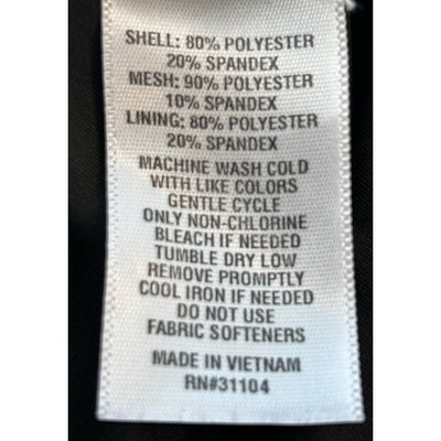 Zelos Racerback Tennis Golf Pickleball Dress Black Beige Athletic Size Small - Image 4