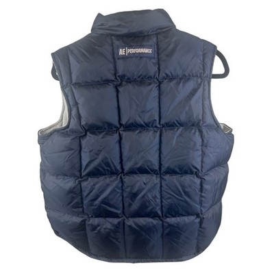 American Eagle Vest Black Betty Boop Christmas Holiday Performance Blue Large - Image 2